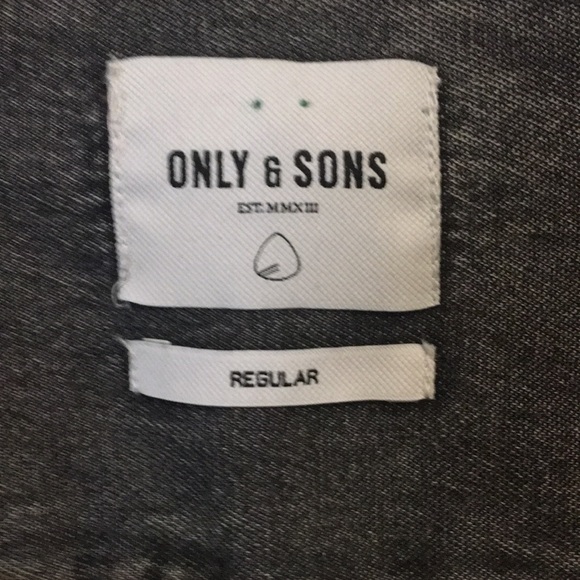 Gray Denim Men’s Button down (ASOS) - Picture 2 of 7